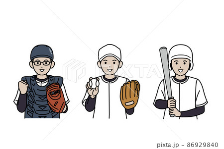 高校野球のイラスト素材集 ピクスタ