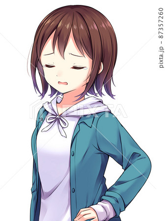 アニメ風女性キャラクターイラスト rectangle_large_type_2_f5ed8d5