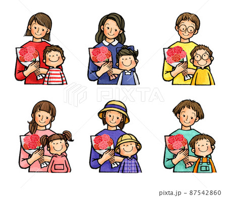 笑い合うのイラスト素材