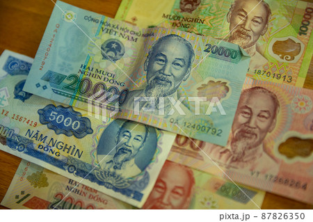 ベトナムドン紙幣の写真素材 - PIXTA