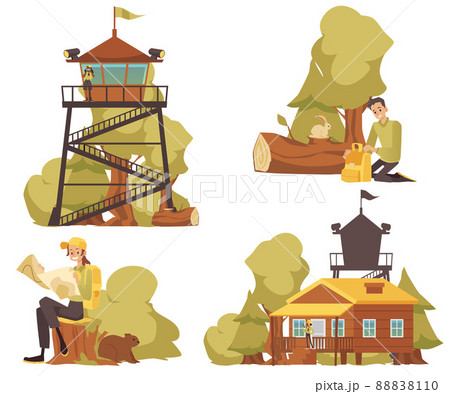 ビーバースカウトの写真素材