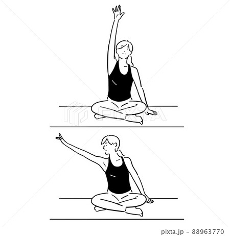 ヨガのイラスト素材集 ピクスタ ヨガのイラスト素材集 ピクスタ