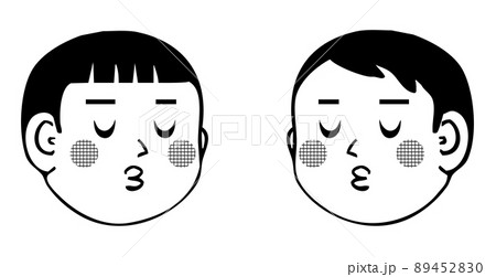 投げキッスのイラスト素材集 ピクスタ