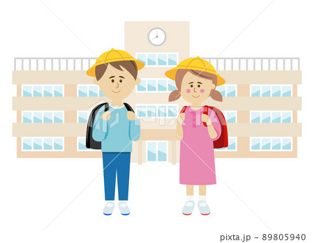 小学生 女の子のイラスト素材 小学生 女の子のイラスト素材