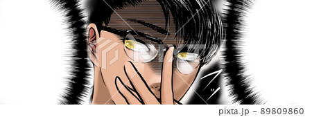 怪しい笑顔のイラスト素材