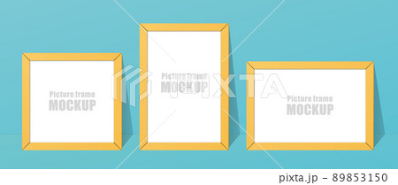 写真立て フレームのイラスト素材