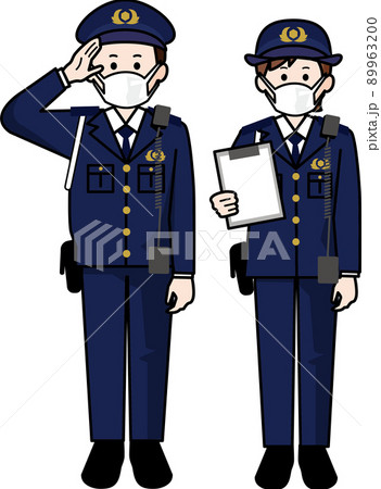 警察官のイラスト素材集 ピクスタ