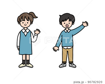 女の子 友達 おしゃれ 遊ぶのイラスト素材