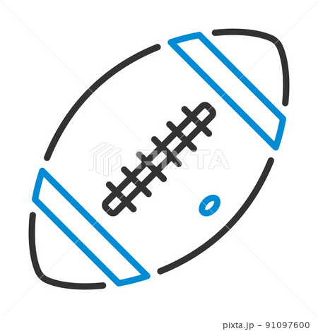 Ball sports logo. Badges for american football, - Stock Illustration  [73850169] - PIXTA