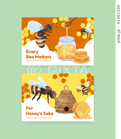 ハチのイラスト素材