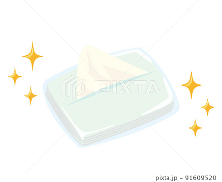 ポケットティッシュのイラスト素材
