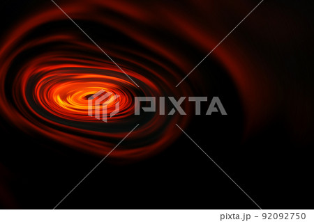 ブラックホール 壁紙の写真素材
