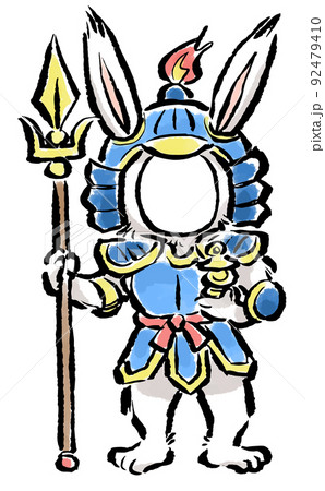 顔ハメのイラスト素材