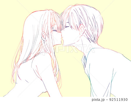 きり絵風のイラスト素材
