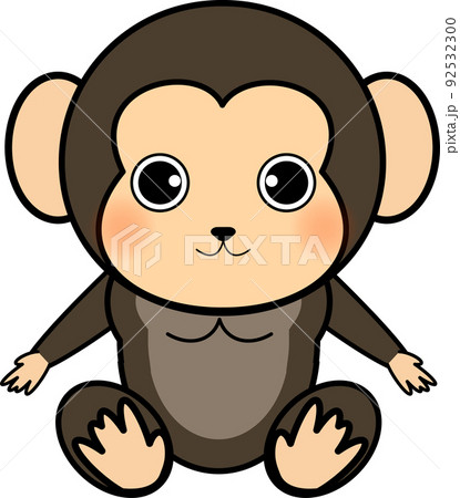 チンパンジーのイラスト素材集 ピクスタ