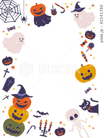 骸骨 イラスト ハロウィンのイラスト素材