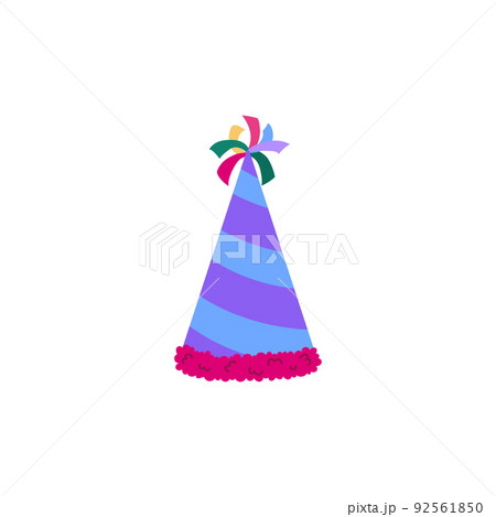 三角帽子 誕生日 帽子 イラスト ベクトル 三角 お誕生日のイラスト素材