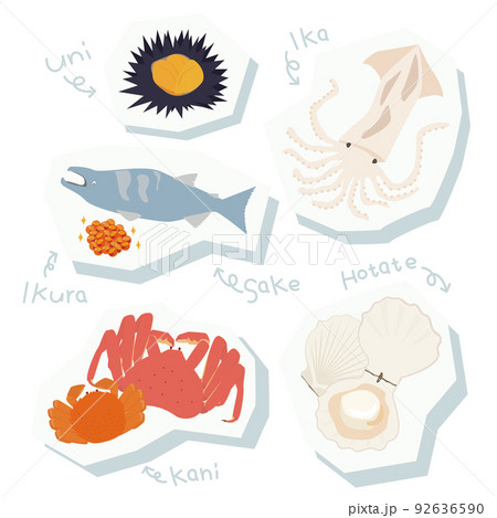 北海道名産のイラスト素材