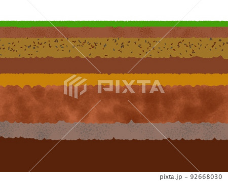 地層のイラスト素材