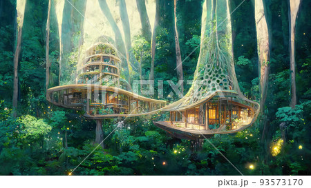 森 森林のイラスト素材集 ピクスタ