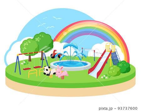 ふわぷかさん No のイラスト素材