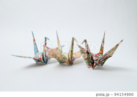 和柄おりがみの写真素材