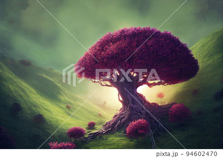 大樹のイラスト素材