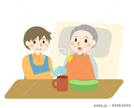 口腔ケアのイラスト素材 口腔ケアのイラスト素材