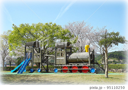 公園の遊具のイラスト素材