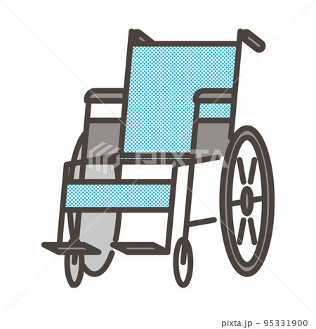 車椅子マーク 車椅子 ピクトグラムのイラスト素材