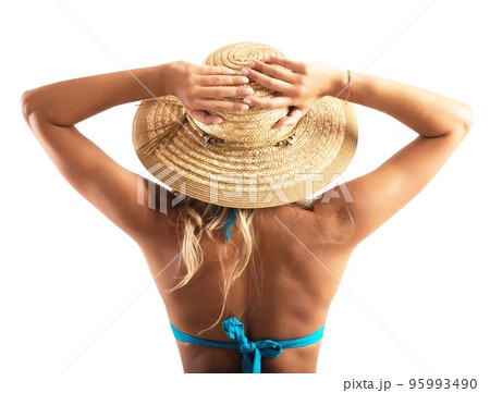 Swimming suit Beach fashion A woman wearing a - Stock Illustration  [59703245] - PIXTA