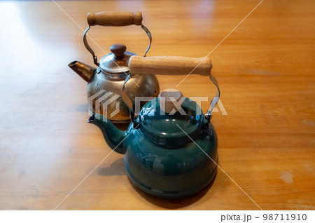 新旧のやかんのイメージ