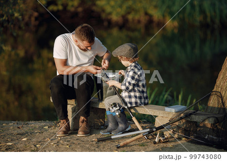 Confident caucasian hunter. American hunting rifles. Hunting