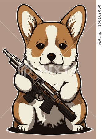 ライフルペーパー　ドッグデイズ　犬のイラストの絵 Dog Days of Summer Art Print – Rifle Paper Co