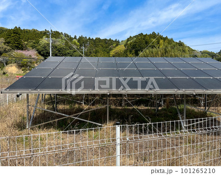 小規模の太陽光発電所のイメージ