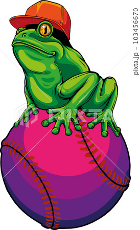 Girl Playing Baseball Cartoon Colored Clipart - Stock Illustration  [88505462] - PIXTA