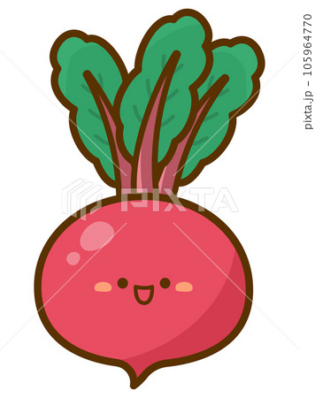 カブ畑のイラスト素材 - PIXTA