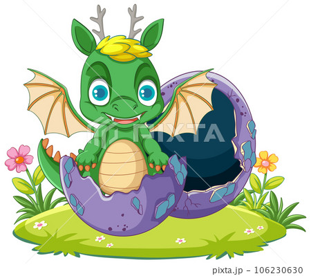 wood dragon - Stock Illustration [110060356] - PIXTA