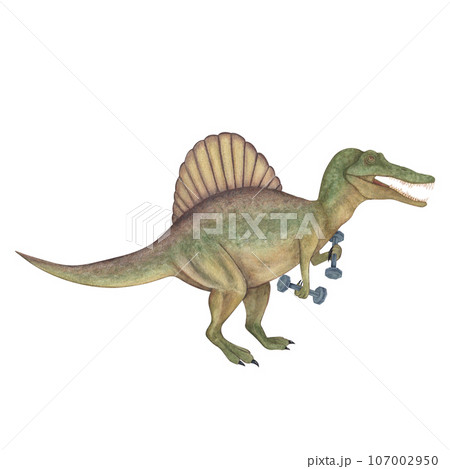 ティラノサウルスの水彩画 ティラノサウルスを描く】 Paint a Tyrannosaurs / Time lapse
