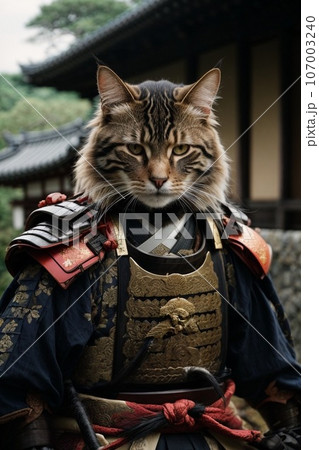 猫 侍 武士 AIのイラスト素材 - PIXTA