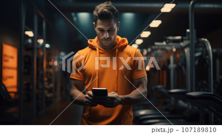 Fitness enthusiast in workout attire, engaged in various exercises