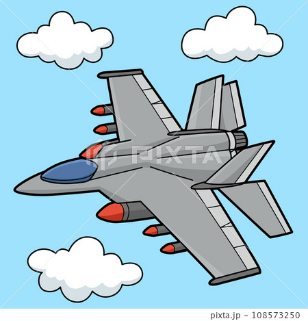 ジェット戦闘機のイラスト素材 - PIXTA