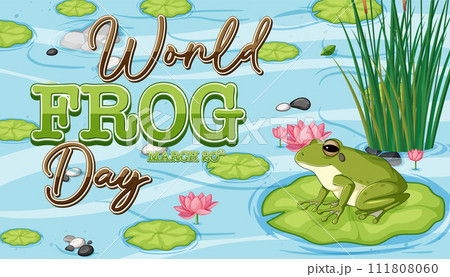 Realistic frog illustration - Stock Illustration [77674288] - PIXTA