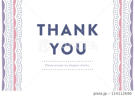 手書きサンキューカード　サンクスカード　40枚　水玉・レース 手書きサンキューカードサンクスカード40枚水玉・レース