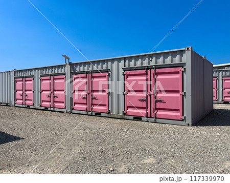 おしゃれな屋外型のレンタルコンテナのイメージ