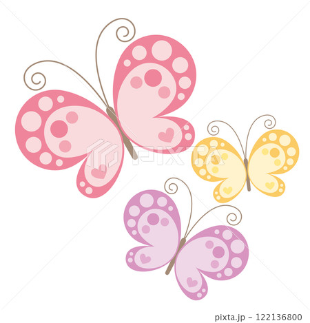 蝶 ハートのイラスト素材 - PIXTA