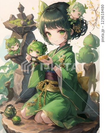 抹茶ちゃんの一休み