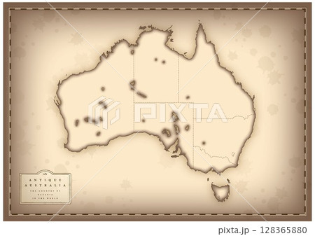 オーストラリア古い地図の絵 526 Old Map Of Australia Stock Photos, High-Res Pictures