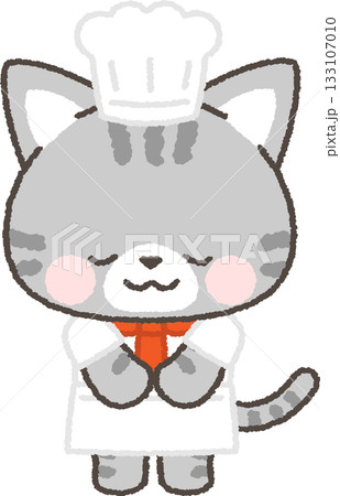コック 料理人 シェフ 猫のイラスト素材 - PIXTA