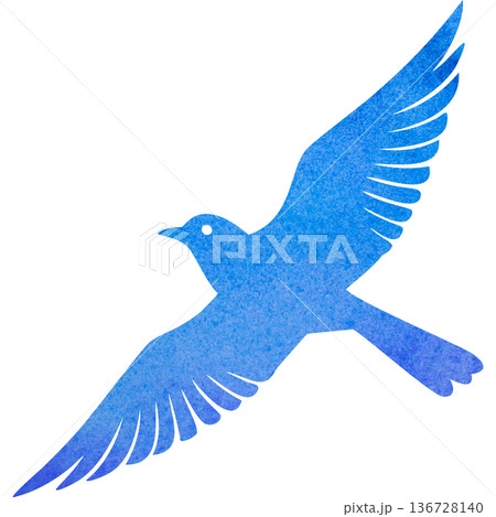 羽ばたく 鳥のイラスト素材 - PIXTA